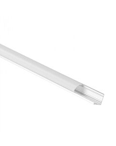 Profil do taśm LED RW02 narożny anodowany + klosz mrożony 2m Eco Light EC20862