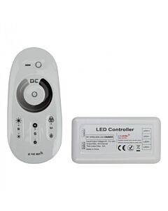 Sterownik do taśm LED MONO z pilotem dotykowym RF 18A 12-24V DC 216W biały Eco Light EC79954