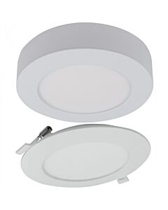Oprawa downlight pt/nt LED lampa CCT 24W 3000K/4000K/6500K 2200lm 120° biała Eco Light EC61082