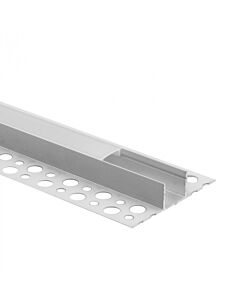 Profil do taśm LED GN02 natynkowy biały + klosz mleczny 2m Eco Light EC20654