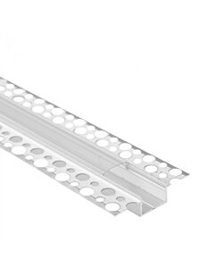 Profil do taśm LED GPS01 podtynkowy anodowany + klosz transparentny 1m Eco Light EC20949