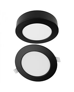 Oprawa downlight pt/nt LED lampa CCT 18W 3000K/4000K/6500K 1650lm 120° czarna Eco Light EC61435