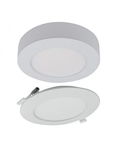Oprawa downlight pt/nt LED lampa CCT 12W 3000K/4000K/6500K 1100lm 120° biała Eco Light EC61080