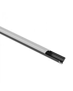 Profil do taśm LED RW-02 narożny czarny + klosz mleczny 2m Eco Light EC20866