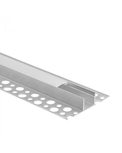 Profil do taśm LED GN01 natynkowy anodowany + klosz mleczny 1m Eco Light EC20663