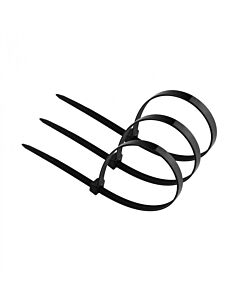 Opaska kablowa zaciskowa trytytka PREMIUM OKP-76200B 7,6x200mm czarna .MORE M61144