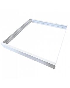 Ramka montażowa natynkowa do paneli LED zatrzask biała Eco Light EC20342
