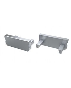 Zaślepka profilu do taśm LED D szara Eco Light EC79796