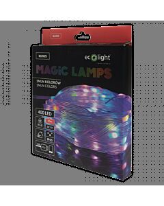 Lampki choinkowe LED 600 RGB 1mln kolorów 30m USB Bluetooth Magiczne Lampki Eco Light ML61626