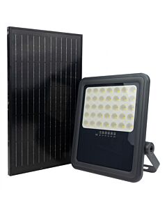 Naświetlacz solarny LED ABS 200W 4000K 1400lm 90&deg; IP65 czarny Eco Light EC61019