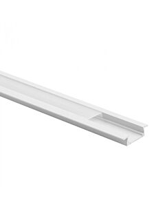 Profil do taśm LED P01 podtynkowy biały + klosz mrożony 1m Eco Light EC20909