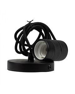 Oprawa wisząca lampa okrągła OSW-1 E27 60W czarny mat Eco Light SZ61098
