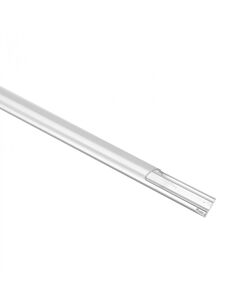 Profil do taśm LED RW02 narożny anodowany + klosz transparentny 2m Eco Light EC20861