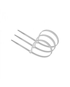 Opaska kablowa zaciskowa trytytka PREMIUM OKP-76300W 7,6x300mm biała .MORE M61145
