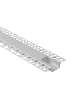 Profil do taśm LED GPS02 podtynkowy biały + klosz mrożony 2m Eco Light EC20943