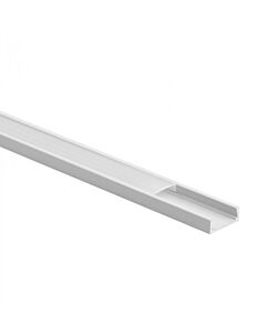 Profil do taśm LED N01 natynkowy biały + klosz mrożony 1m Eco Light EC20902