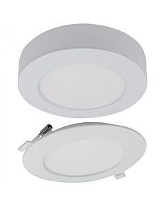 Oprawa downlight pt/nt LED lampa CCT 18W 3000K/4000K/6500K 1650lm 120&deg; biała Eco Light EC61081