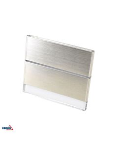 Oprawa schodowa LED STEPPER 1,2W 6000K 40lm 120&deg; stalowa Bemko C47-OS1-ST6K