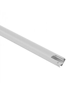 Profil do taśm LED R01 narożny biały + klosz mrożony 1m Eco Light EC20917