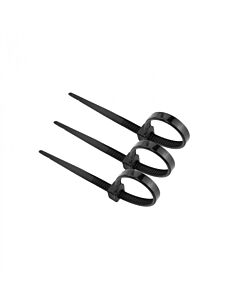 Opaska kablowa zaciskowa trytytka OK-25100B 2.5x100mm czarna .MORE M20061