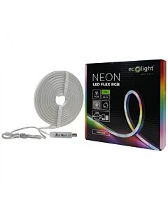 Taśma LED RGB NEON PREMIUM 5W 180lm 3m Eco Light EC61247