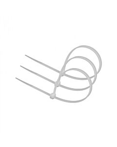 Opaska kablowa zaciskowa trytytka PREMIUM OKP-36150W 3.6x150mm biała .MORE M20513