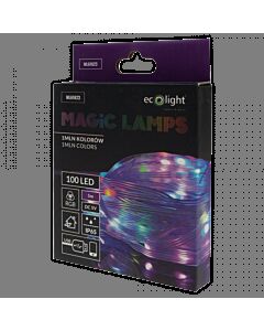 Lampki choinkowe LED 100 RGB 1mln kolorów 5m USB Bluetooth Magiczne Lampki Eco Light ML61623