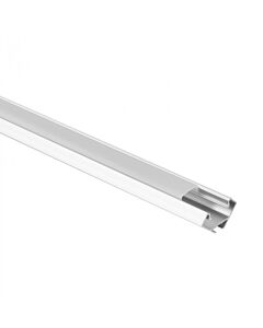 Profil do taśm LED R01 narożny anodowany + klosz mrożony 1m Eco Light EC20635