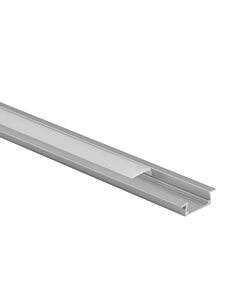 Profil do taśm LED P03 podtynkowy anodowany + klosz mrożony 3m Eco Light EC20617