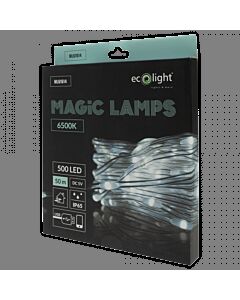 Lampki choinkowe LED 500 barwa zimna 6500K 50m USB Bluetooth Magiczne Lampki Eco Light ML61614