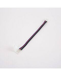 Złączka LED RGB dwustronna z przewodem 10mm Eco Light EC79633