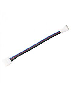 Złączka LED RGBW dwustronna PIN/złączka z przewodem 12mm Eco Light EC79635