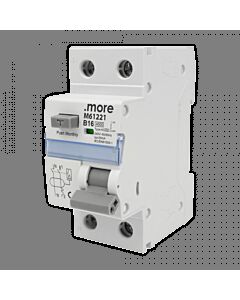 Wyłącznik r&oacute;żnicowo-nadprądowy RCBO AC 2P B 16A 30mA 4.5kA 230V/240V .MORE M61221