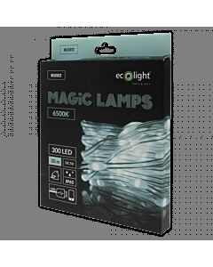 Lampki choinkowe LED 300 barwa zimna 6500K 30m USB Bluetooth Magiczne Lampki Eco Light ML61612