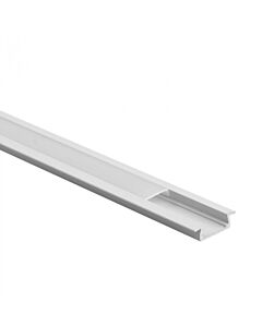 Profil do taśm LED P01 podtynkowy biały + klosz mleczny 1m Eco Light EC20907