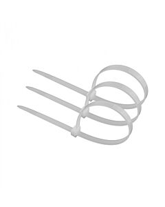 Opaska kablowa zaciskowa trytytka OK-76350W 7.6x350mm biała .MORE M20142