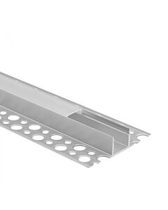 Profil do taśm LED GN01 natynkowy anodowany + klosz mrożony 1m Eco Light EC20665