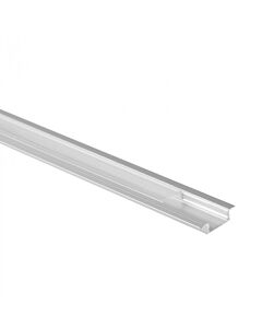 Profil do taśm LED P03 podtynkowy anodowany + klosz transparentny 3m Eco Light EC20616