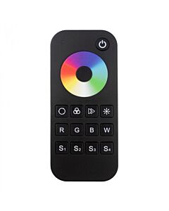 Pilot do sterownika taśm LED RGB/RGBW RT4 RF 1-strefowy dotykowy czarny Eco Light EC61326