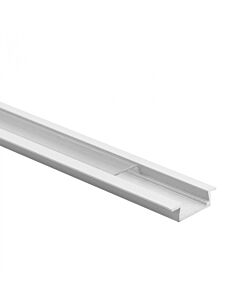 Profil do taśm LED P02 podtynkowy biały + klosz transparentny 2m Eco Light EC20610