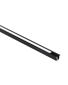 Profil do taśm LED PW01 podtynkowy czarny + klosz mleczny 1m Eco Light EC20856