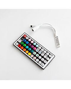 Sterownik do taśm LED RGB z pilotem IR 44 przyciski 6A 5-12V DC 72W biały Eco Light EC79457