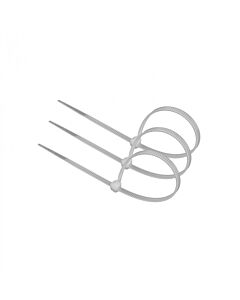 Opaska kablowa zaciskowa trytytka PREMIUM OKP-25150W 2.5x150mm biała .MORE M20511