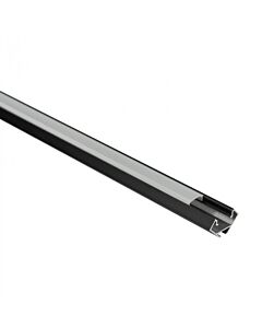 Profil do taśm LED R02 narożny czarny + klosz mleczny 2m Eco Light EC20627