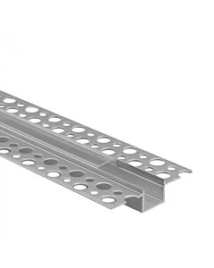 Profil do taśm LED GP01 podtynkowy anodowany + klosz transparentny 1m Eco Light EC20649