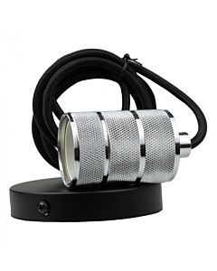 Oprawa wisząca lampa okrągła OSW-1 E27 60W chrom Eco Light SZ61104
