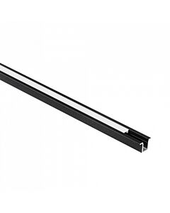 Profil do taśm LED PW02 podtynkowy czarny + klosz mleczny 2m Eco Light EC20846