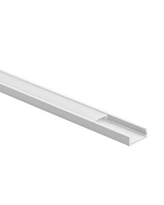 Profil do taśm LED N01 natynkowy biały + klosz mleczny 1m Eco Light EC20900