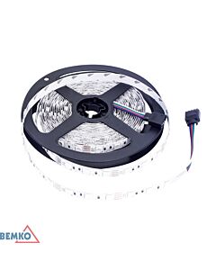 Taśma LED PREMIUM RGB 14.4W IP20 5m Bemko D87-LS-5050-300-IP20-ZRGB