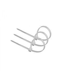 Opaska kablowa zaciskowa trytytka OK-36150W 3.6x150mm biała .MORE M20066